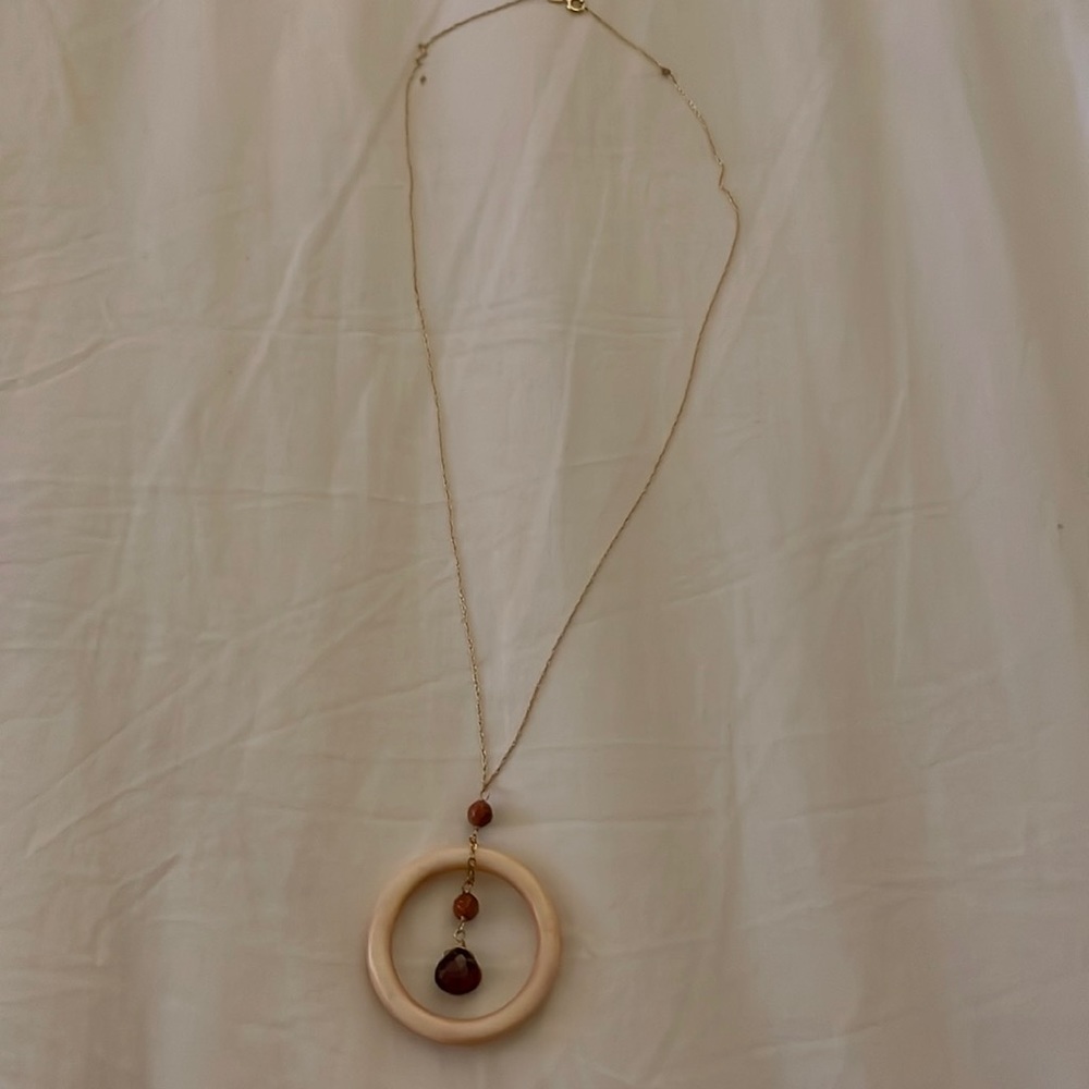 Gold Round Necklace